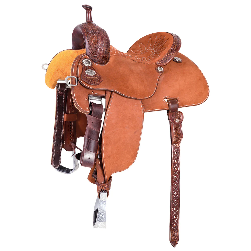 Martin Saddlery Crown C 1/8 Breed Natural Weathered Antique Mountain Daisy