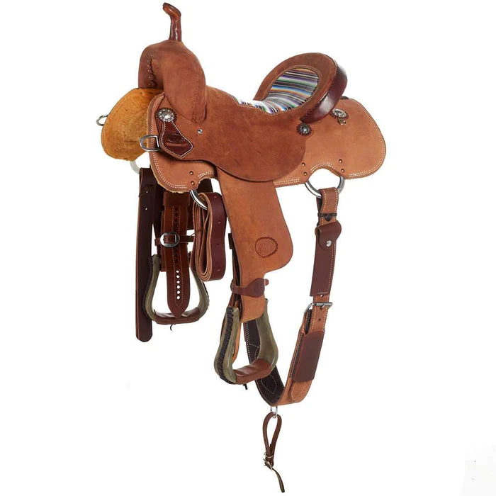Competitors Competitor Barrel Saddle with Serape Inlaid Seat