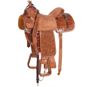 Tomahawk 7/8 Breed Floral Natural Team Roper