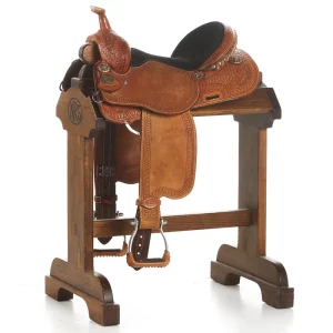 Used 14.5in Cactus Charmayne James Barrel Saddle