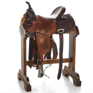Used 14.25in Fort Worth Saddlery Barrel Saddle