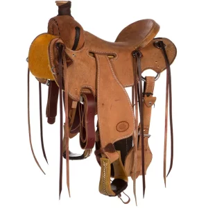 Competitor Series Heavy Oil Roughout Strip Down Ranch Roping Saddle