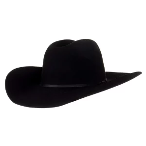 Ariat Black 6X 4 1/4in. Brim Cattleman's Precreased Felt Cowboy Hat A7630401