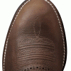 Men's Ariat Tumbled Brown Heritage Stockman Boots - Image 2