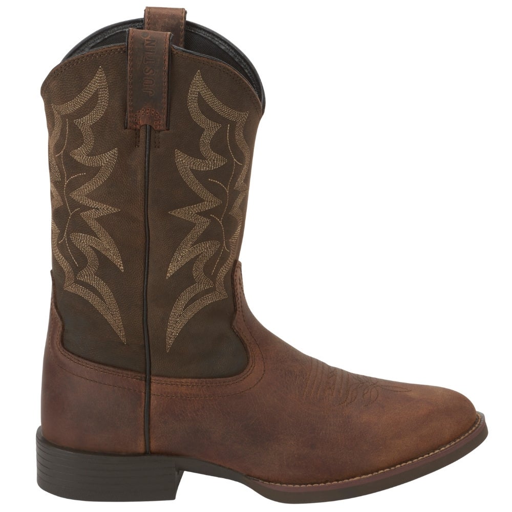 Men's Justin Buster Distressed Boots - Image 5