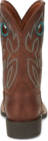 Mens Justin Bowline in Brandy Boots - Image 3