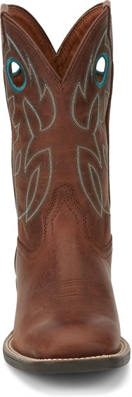 Mens Justin Bowline in Brandy Boots - Image 4